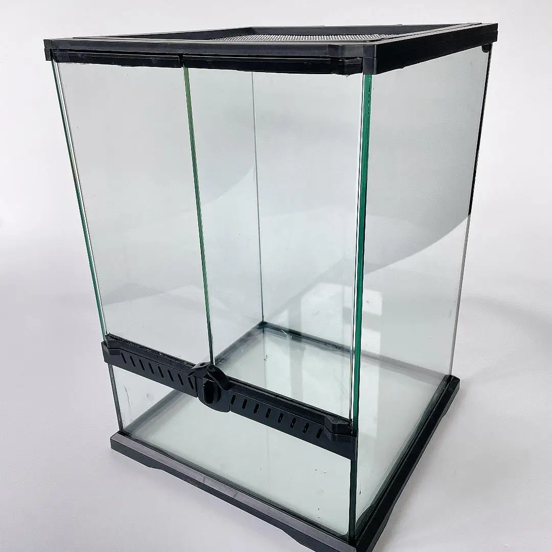 Climbing pet rainforest tank glass feeding box horned frog lizard box palace tortoise box