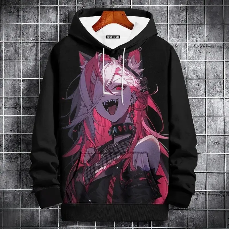 

2025 Autumn Anime 3D Printing Men's and Women's Fashionable Casual Sportswear Super Dalian Hoodie Pullover Sportswear Clothing