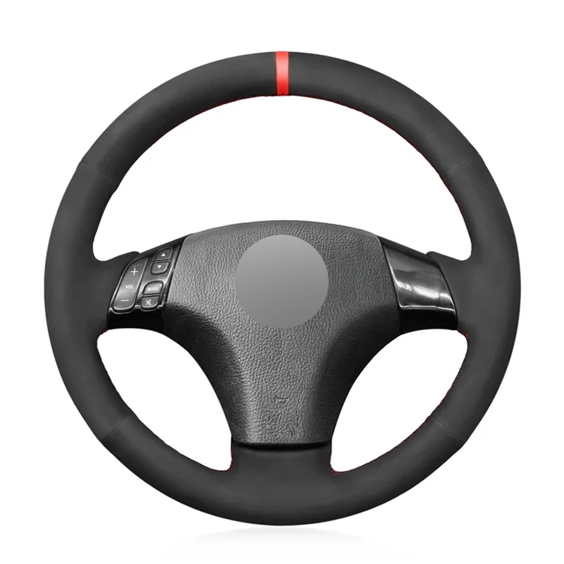 

Alcantara Steering Wheel Cover Real Leather Red Thread Red Stripe Car Accessoires for Mazda 3 / Mazda 5 / Mazda 6 / Mazda MPV