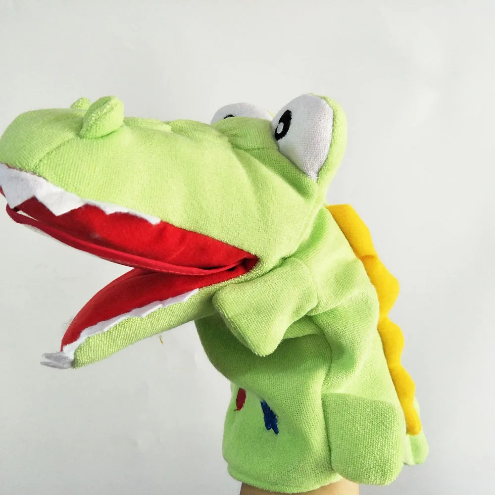 Haai Kikker Krokodil Handpop Knuffel Voor Kind Verjaardagscadeau
