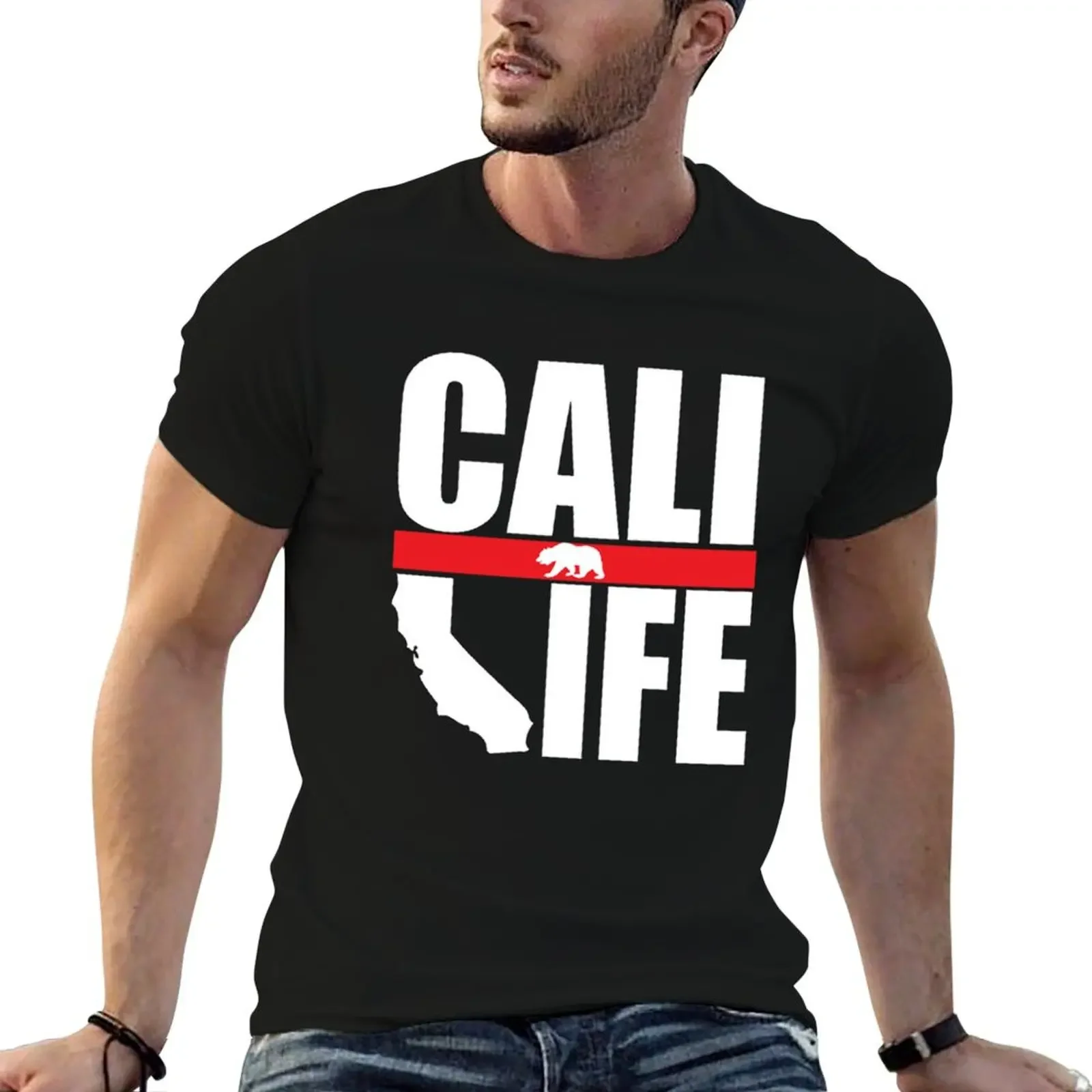 

California Life T-Shirt sublime man t shirt Aesthetic clothing mens champion t shirts