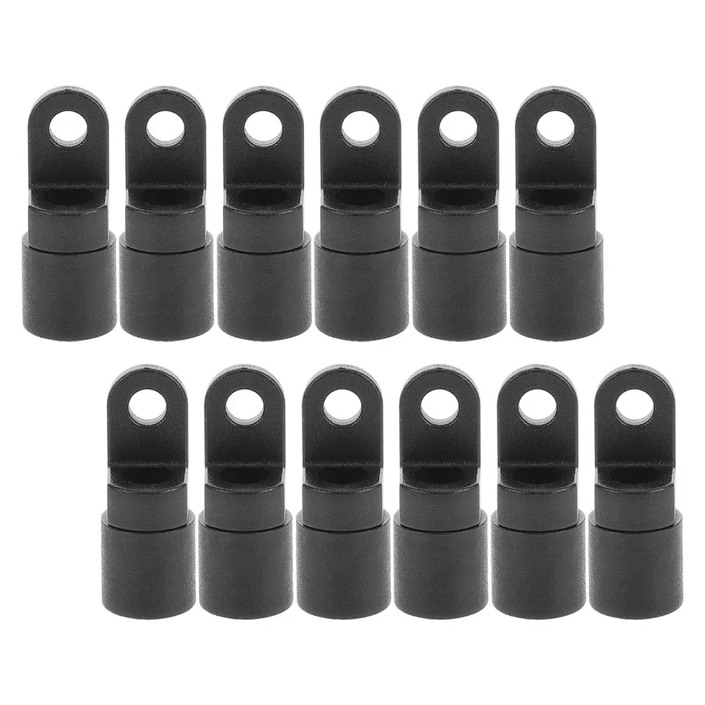 

12pcs Kayak Rope Buckle Canoe Cord End Hooks Bungee Ends Boat Elastic Terminal Durable Plastic Secure Stable Water Sports