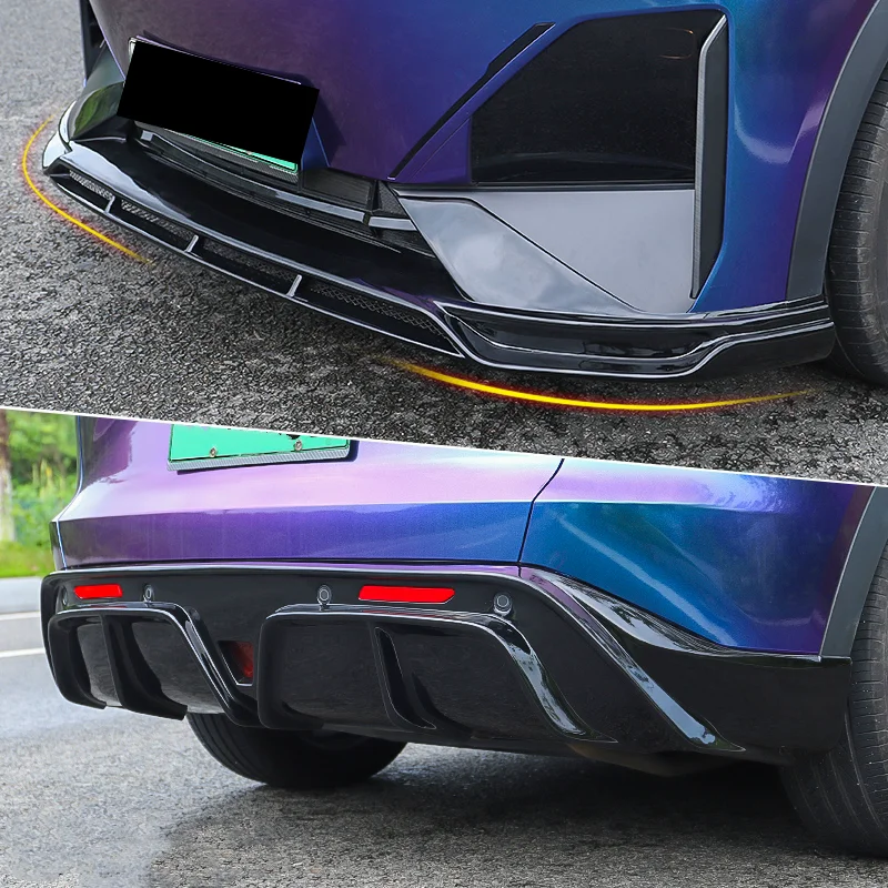 

Front Lip Rear Lip for DEEPAL S07‌ modified Gloss Black shovel spoiler surround body kit Car Accessories