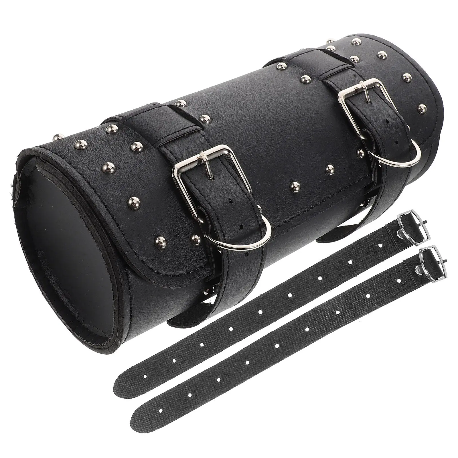 

Motorcycle Saddlebags with Tool Pouch Universal Fit for Motorbike Handlebar Bag Rear Bike Rack Storage Roll Bag for Long Ride