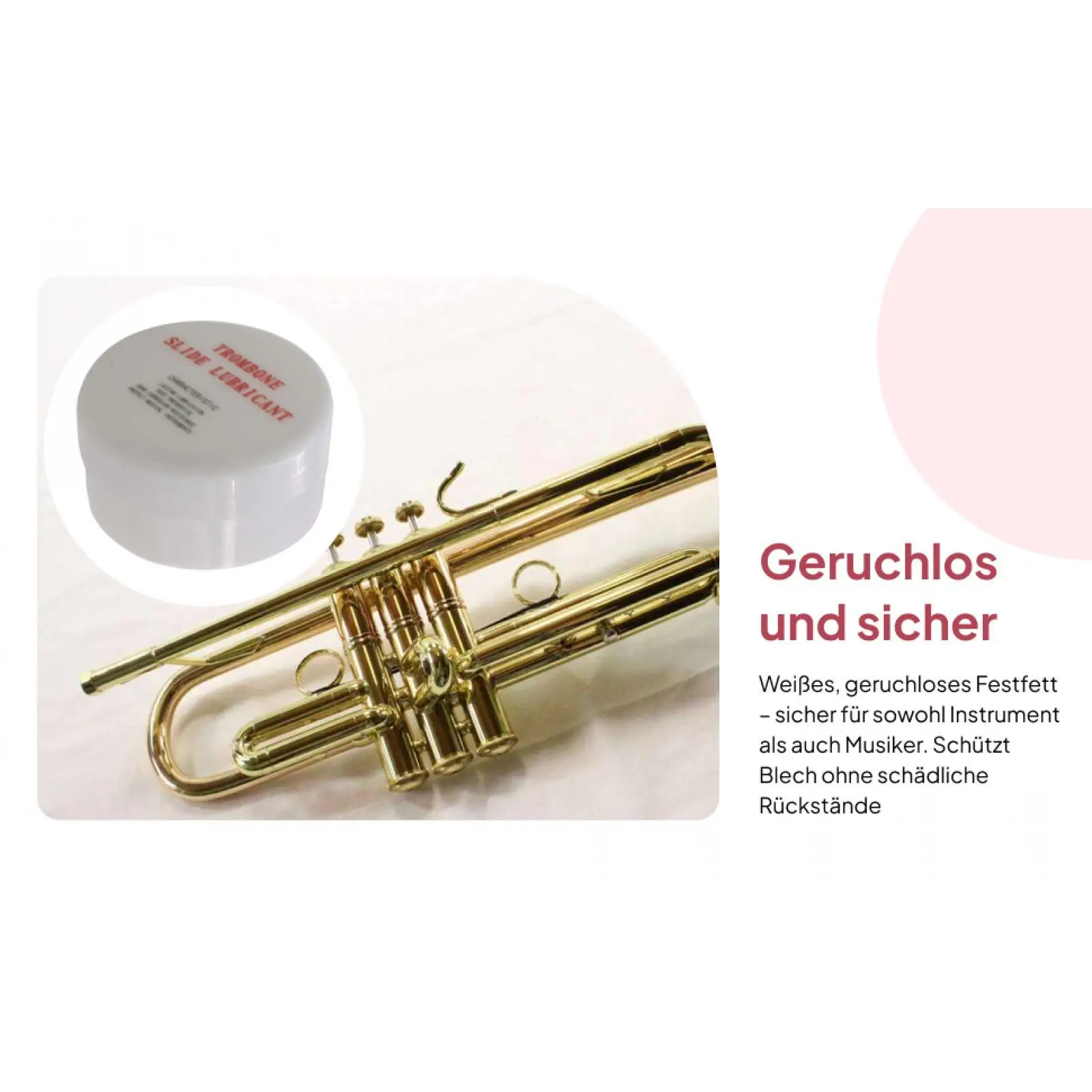 Tuning Slide Grease Fast Lubrication Neutral Oil Brass Instrument Parts for Trombone Repair Kit Trumpet Tuba Maintenance