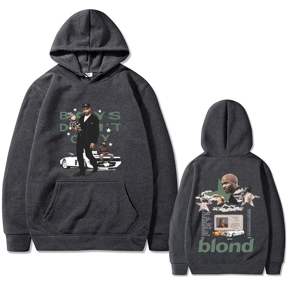 Rapper Frank Hoodie Ocean Hip Hop Fashion Trend Sweatshirt Blond Pop Music Hoodies Men Women Oversized Vintage Fleece Pullover