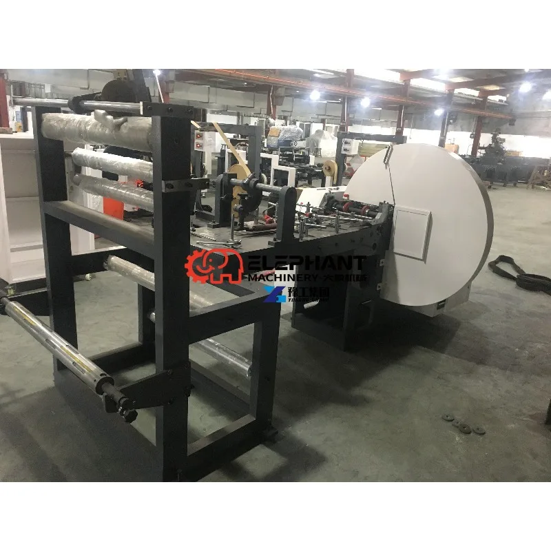 V Bottom Fully Automatic Paper Bag Making Machine Kraft Shopping Carry Paper Bag Maker for V Bottom Paper Bag Processing Line