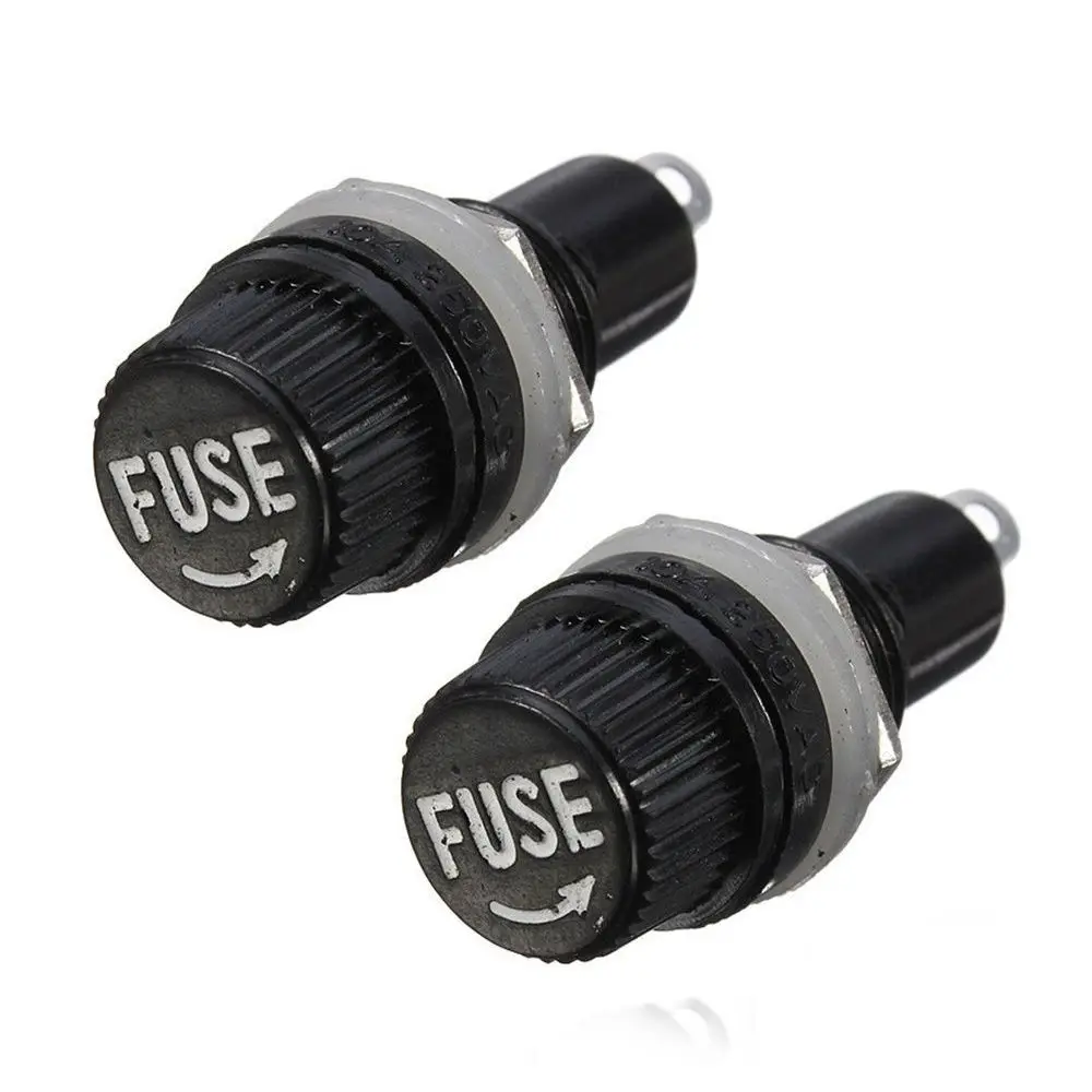 

10pcs/lot 10A 250V AC Radio Auto Stereo Insurance for Glass Tube Case for M205 5x20mm Fuses Panel Mount Fuse Holder