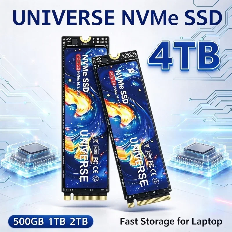 M.2 2280 UNIVERSE NVMe PCIe 3.0 SSD 500GB 1TB 2TB 4TB Internal Solid State Hard Disk For Notebook Desktop Computer
