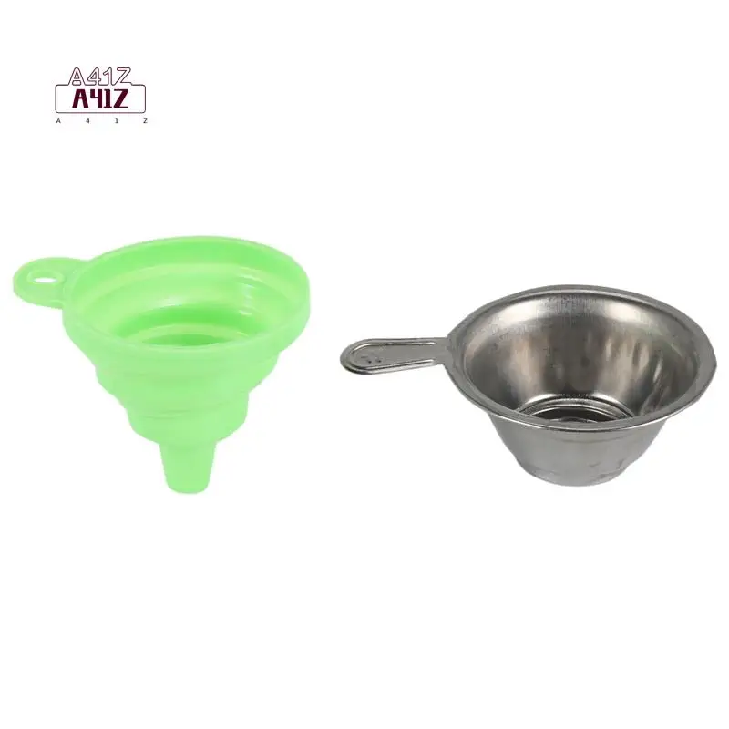 

A41Z-3D аксессуары для принтеров силиконовая складная воронка с смоляным фильтром из нержавеющей стали для SLA DLP LCD для 3D-принтера