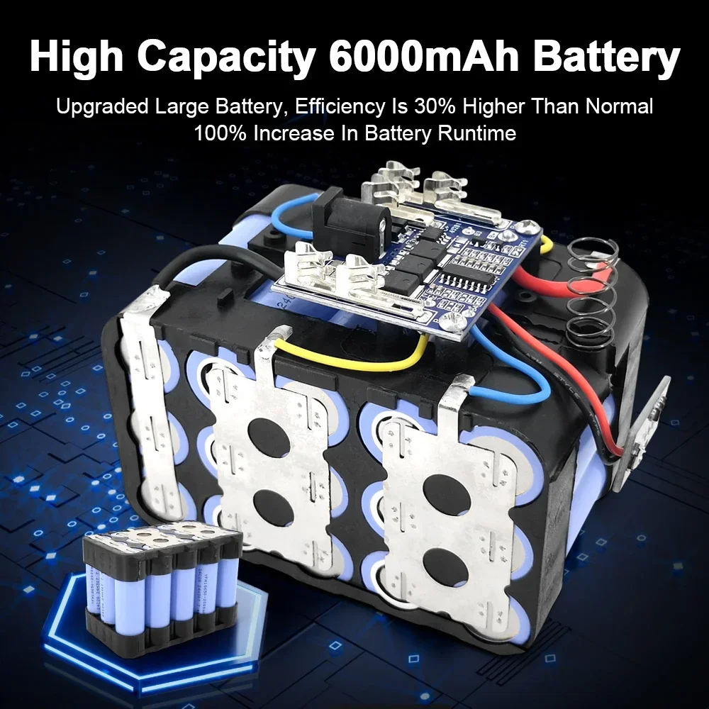 Baterai Lithium Ion 18V 6,0 ah 4,0 ah 2,0 ah, baterai Lithium Ion dapat diisi ulang dengan colokan untuk alat listrik Makita, baterai pengganti