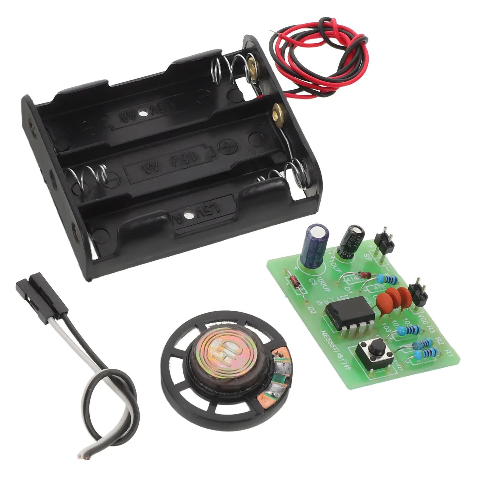 3Pcs DIY Soldering Practice Kit Electronic Doorbell Solder Training Kit for Beginners Electronics Soldering Component Set