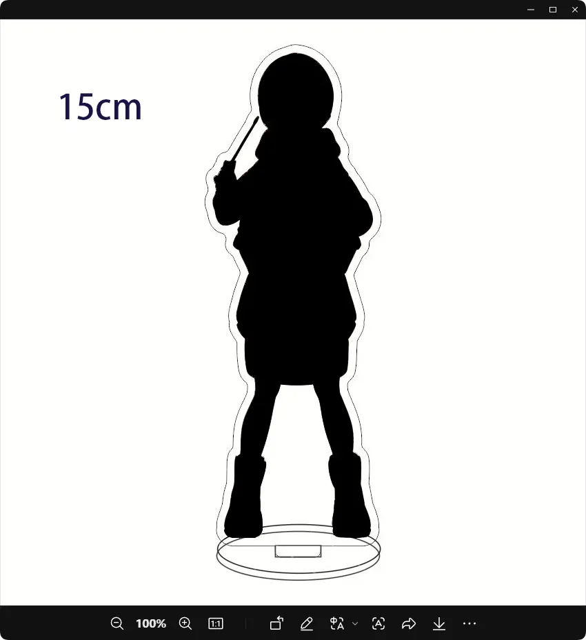 Hot 15CM Bookshelf Decoration Anime Yuri!!! On ICE Figure Peripheral Collection Acrylic Stand Model Decorations Gifts Keychain view 6