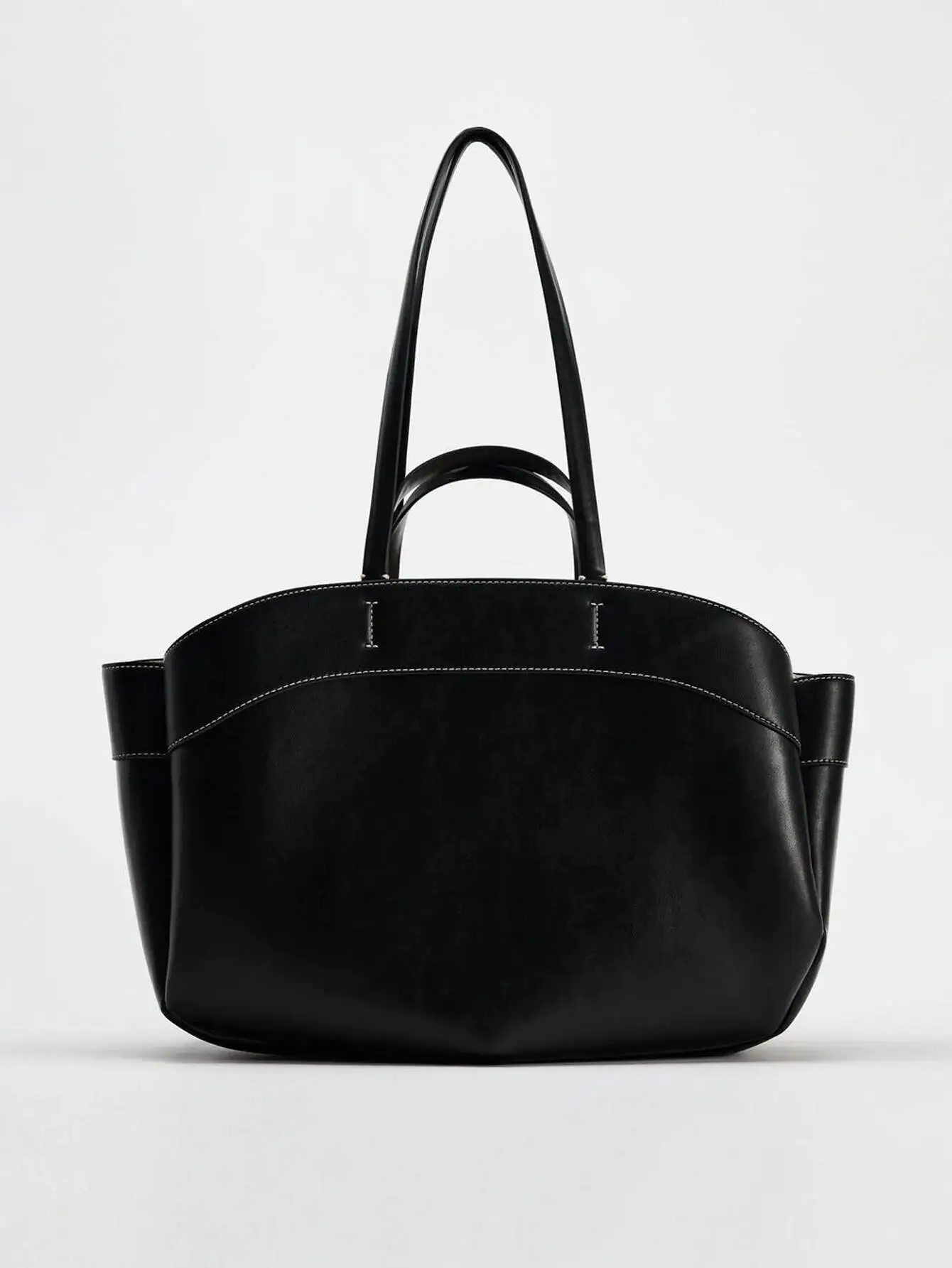 

Women Tote Underarm Pouch Large Capacity Pu Leather Shoulder Retro Crossbody Bag Casual Portable Bucket Bags Handbag