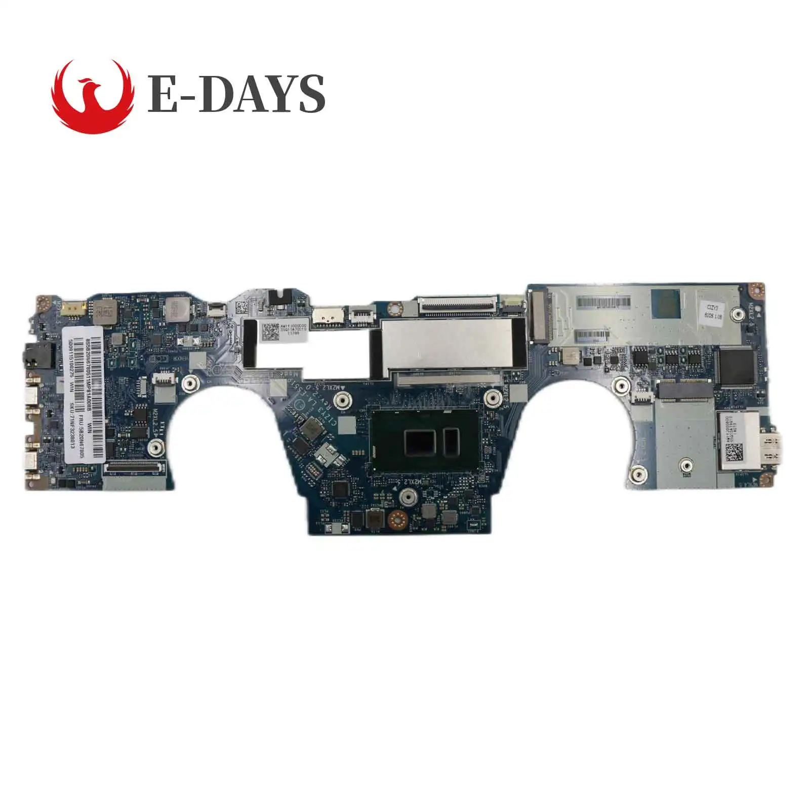 LA-E551P Mainboard for Lenovo Yoga 720-13IKB Laptop Motherboard with I5 7200 UMA 4G RAM 100% Tested Working