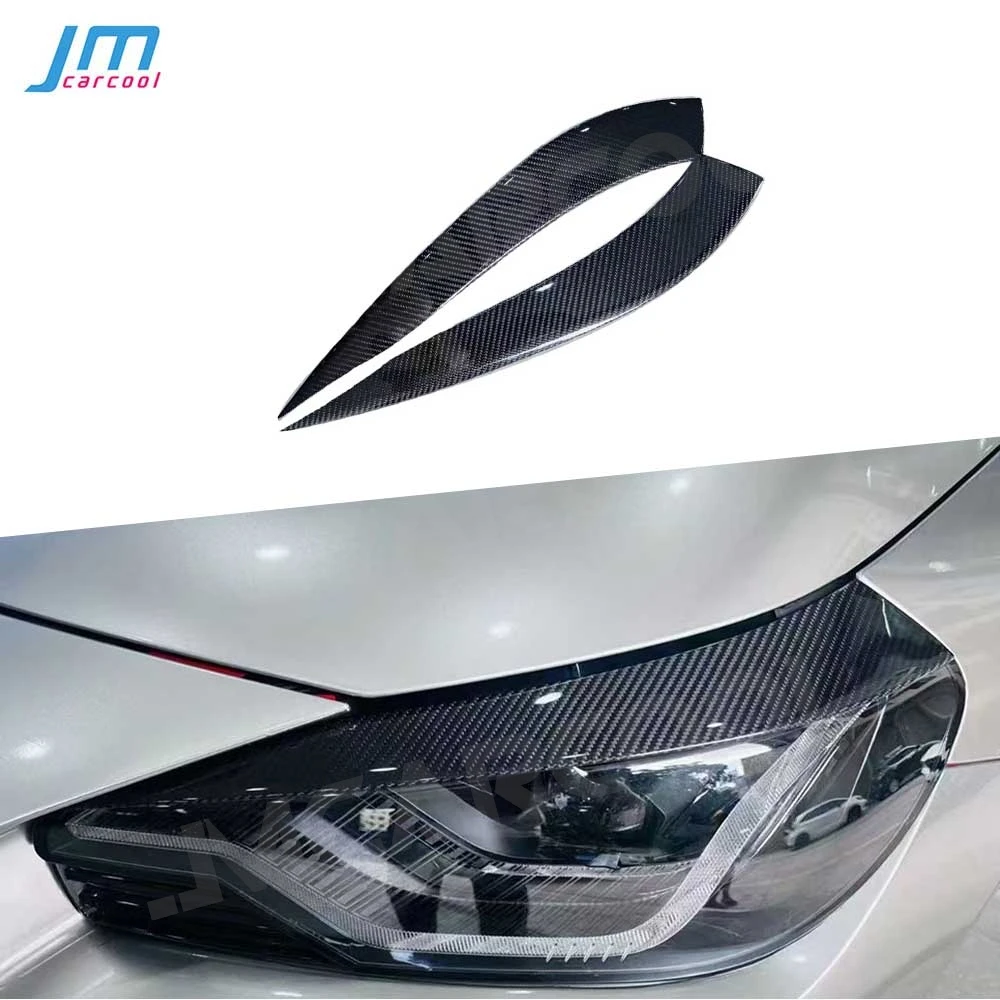 

Car Front Lamp Eyebrow Headlight Covers Carbon Fiber for BMW 2 Series G87 M2 Car Front Lamp Eyelids Body Kits Accessories