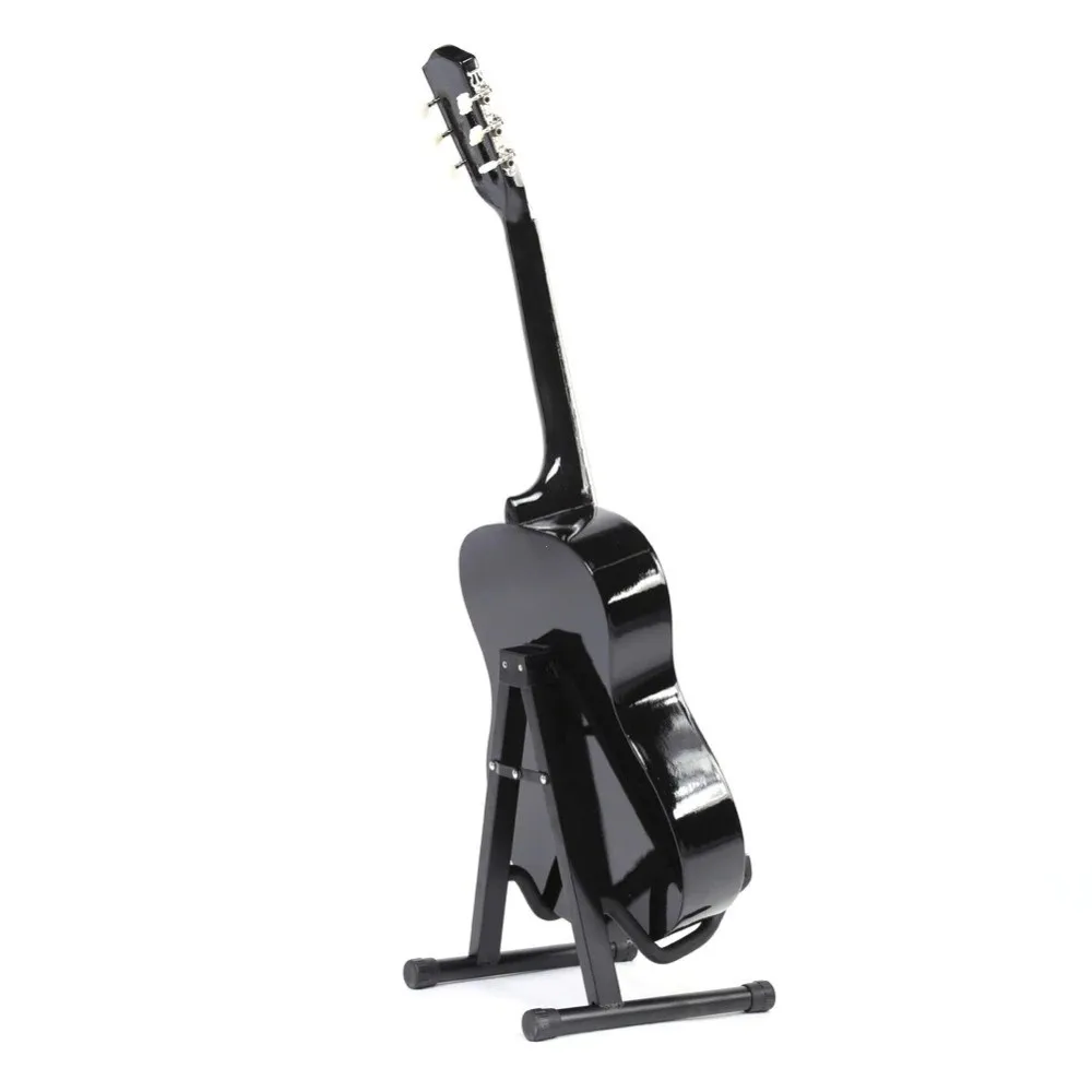 

Easy To Assemble Vertical Guitar Stand Metal a-Frame Portable Guitar Rack Black Foldable Universal a Frame Floor Stand Universal