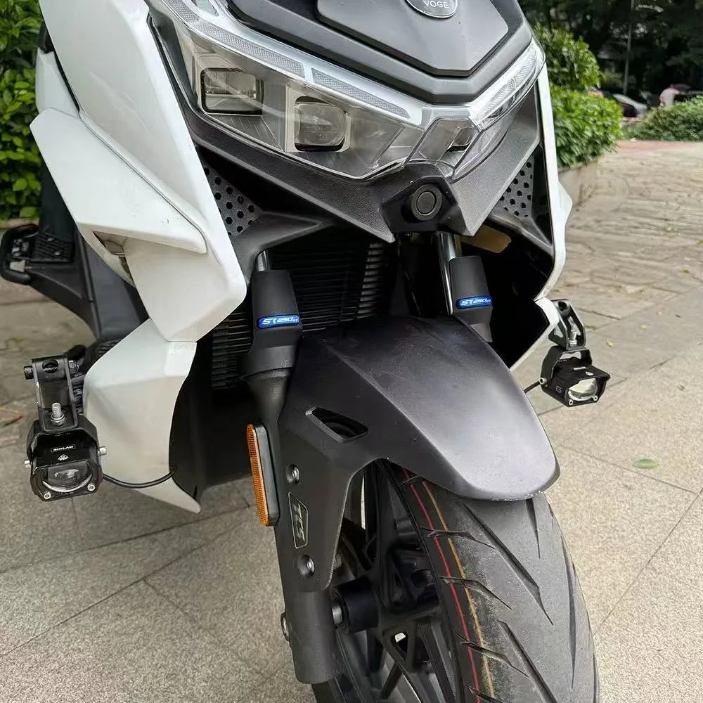 For VOGE SR250GT/SR4 MAX, the accessory front shock absorber protection cover and dustproof cover are provided.