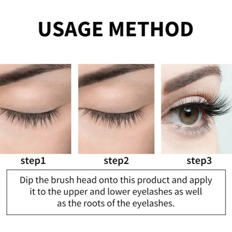 Mascara pour cils et sourcils plus épais et plus longs - Sérum de croissance de cils délicieux avec rehausseur de sourcils