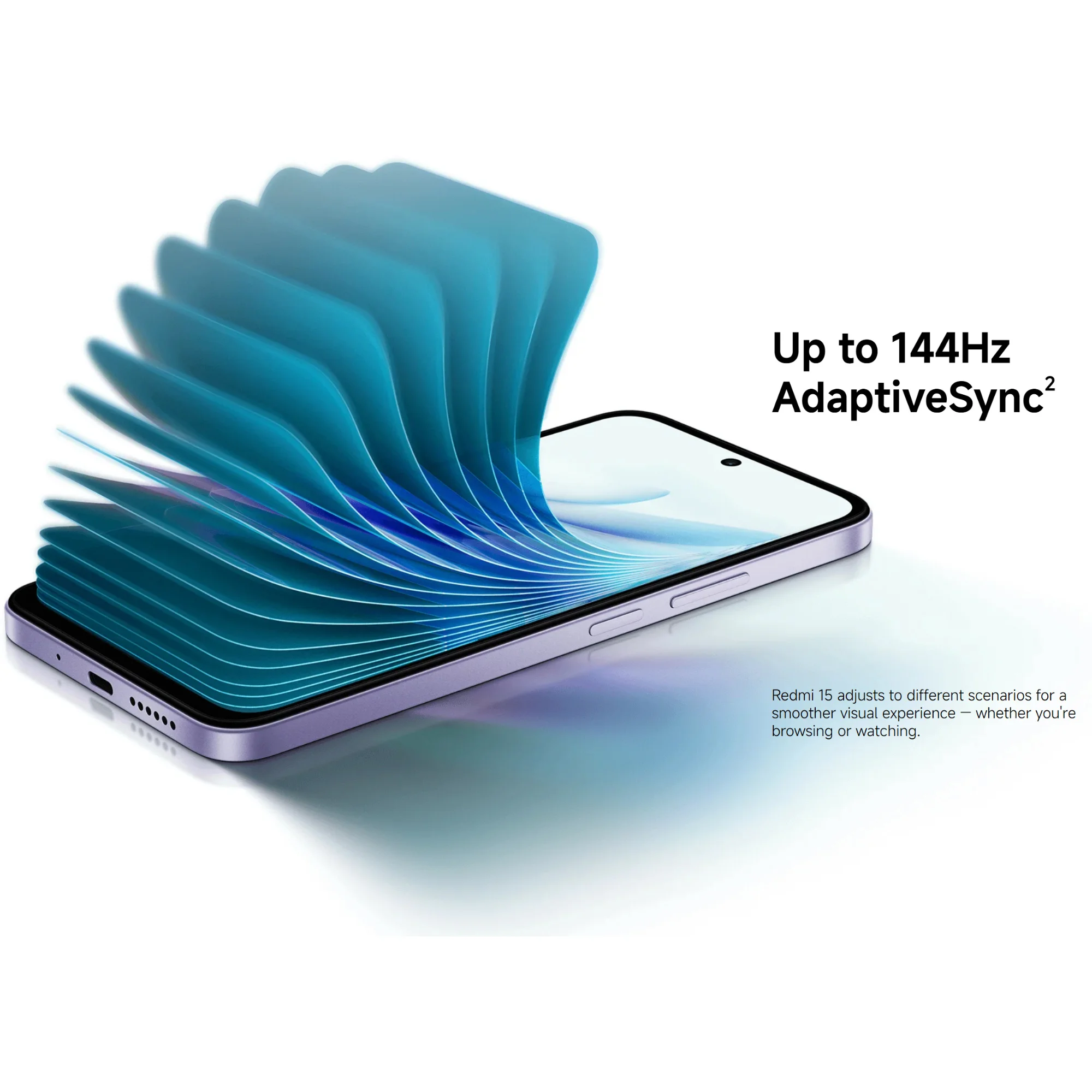 ريدمي 15 6+128 جيجابايت سنابدراجون ®   منصة متنقلة 685 144 هرتز 6.9 بوصة FHD + DotDisplay 50 ميجابكسل كاميرا مستشعر بصمة الجانب 7000 مللي أمبير 33 وات NFC