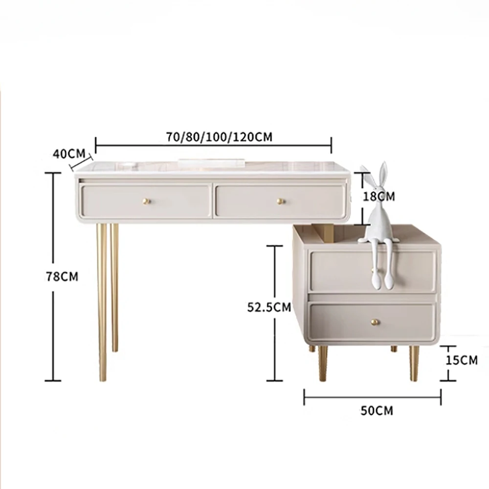 Storage Decor Vanity Table Modern Storage Dresser Luxury Vanity Table Drawer Bedroom Tabouret Coiffeuse Bedroom Furniture