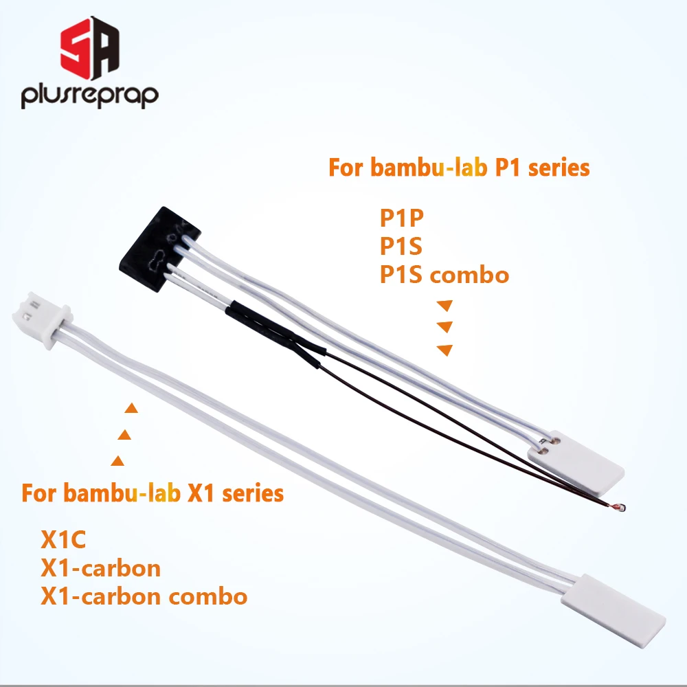 Ceramics Heater Thermistor for Bambu lab BambuLab X1 X1C P1 P1P P1S Combo 3D Printer Parts