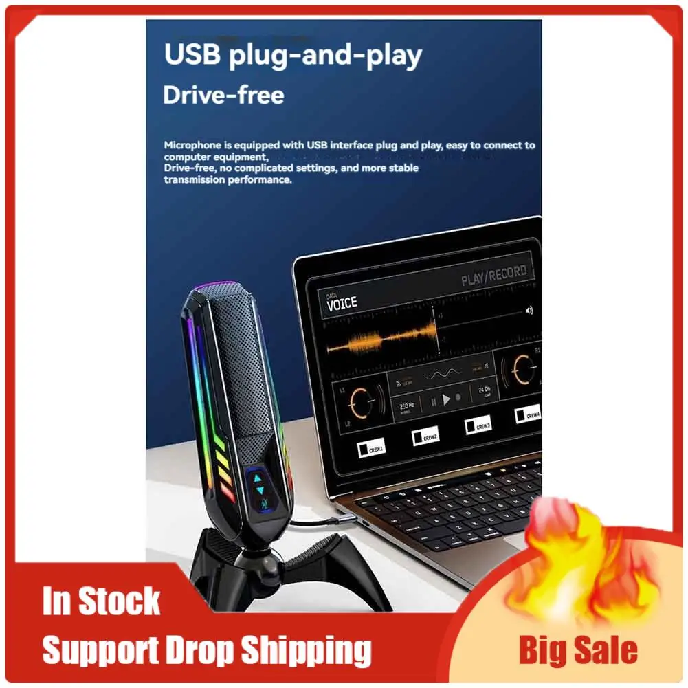 최고 거래 USB 마이크 컴퓨터 게임용 마이크 PC 녹음용 마이크 데스크탑 노트북과 호환 가능