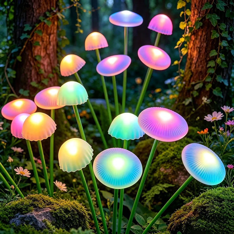 

Solar Mushroom Lights Garden Jellyfish Sway Solar Lights LED Outdoor Waterproof Decorative for Yard Lawn Pathway Patio