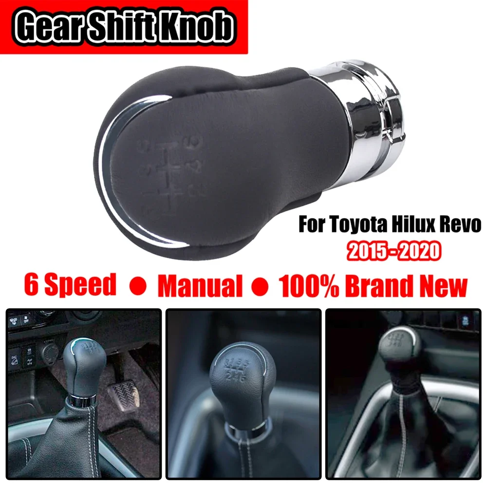 

6-скоростной рычаг переключения передач, ручка переключения передач, подходит для Toyota Hilux Revo 2015 2016 2017 2018 2019 2020