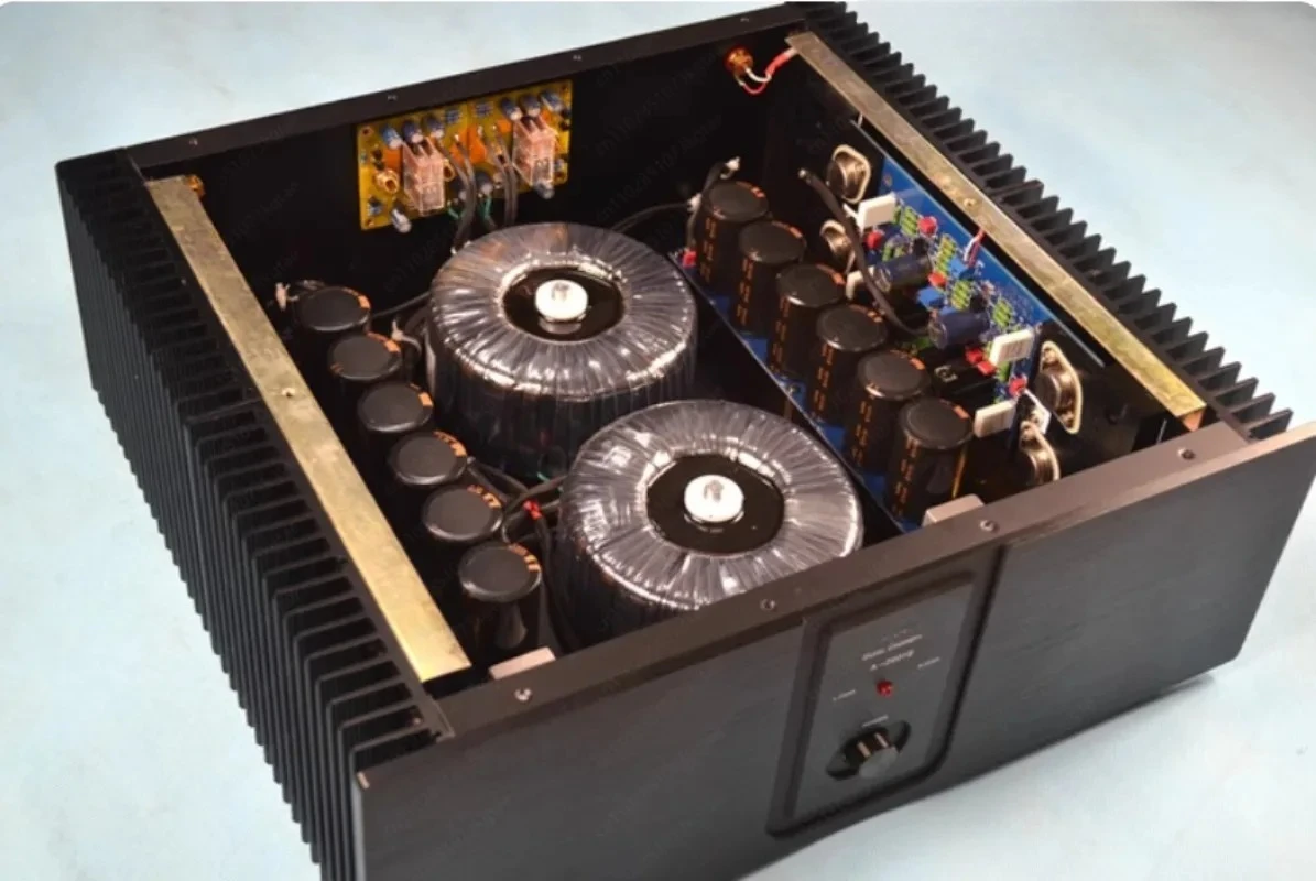 AM-90 Audiophile HiFi Pure Post-stage Power Amplifier, Double Niu, Gold Sealed Tube Double Parallel 8 Tube Class A