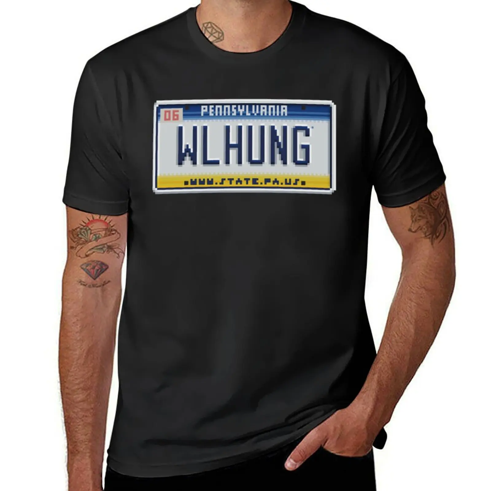 

Todd Packer License Plate (The Office) T-Shirt tops man t shirt quick drying anime stuff T-shirts for men cotton