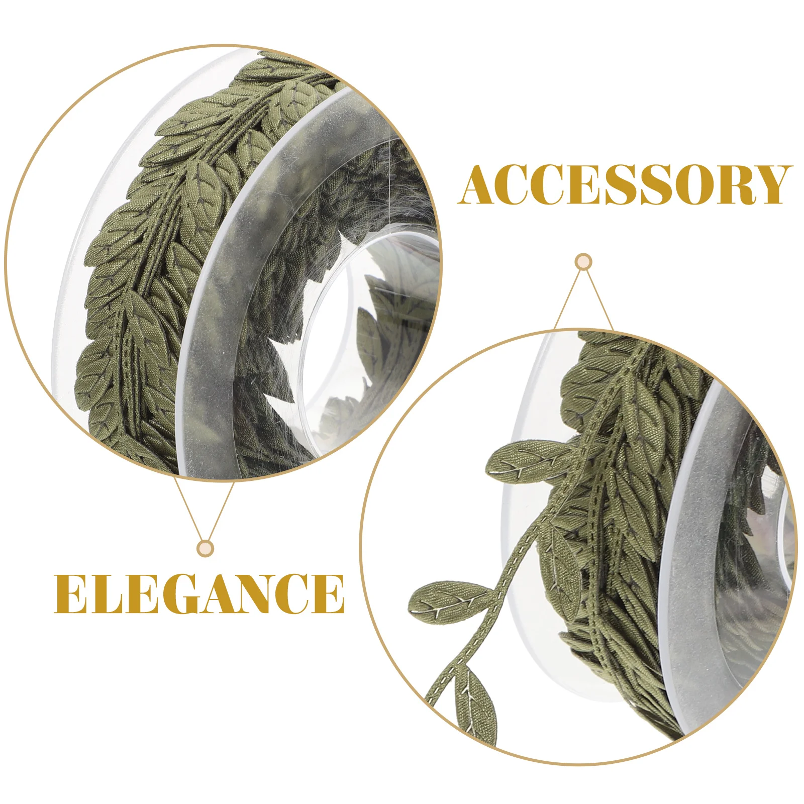 

15M Dark Ribbon for DIY Crafts Wedding Party Decor Garland Eucalyptus Vine Sew On Trims Vine Trims Leaf Accessories