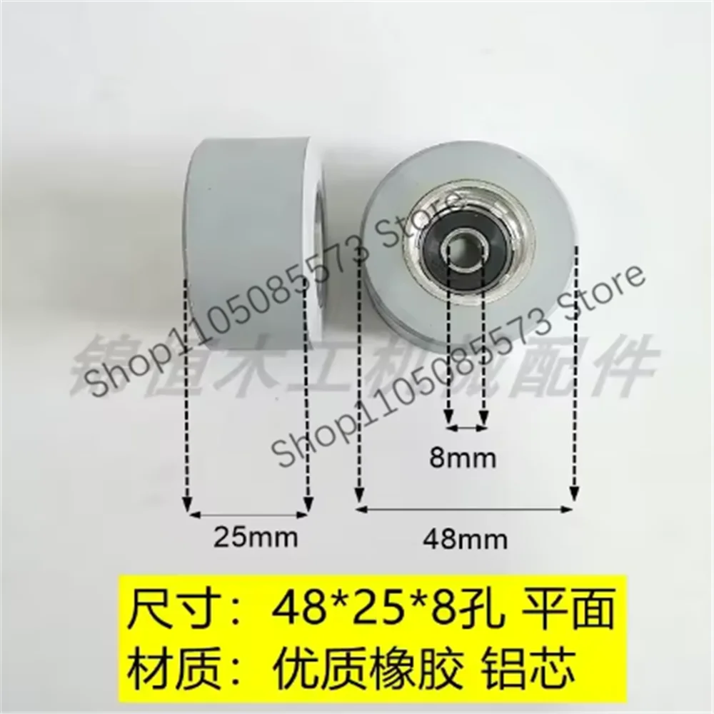 1pcs automatic edge banding machine, conveying pressure wheel, transfer printing feeding wheel, extreme east hot pressing wheel