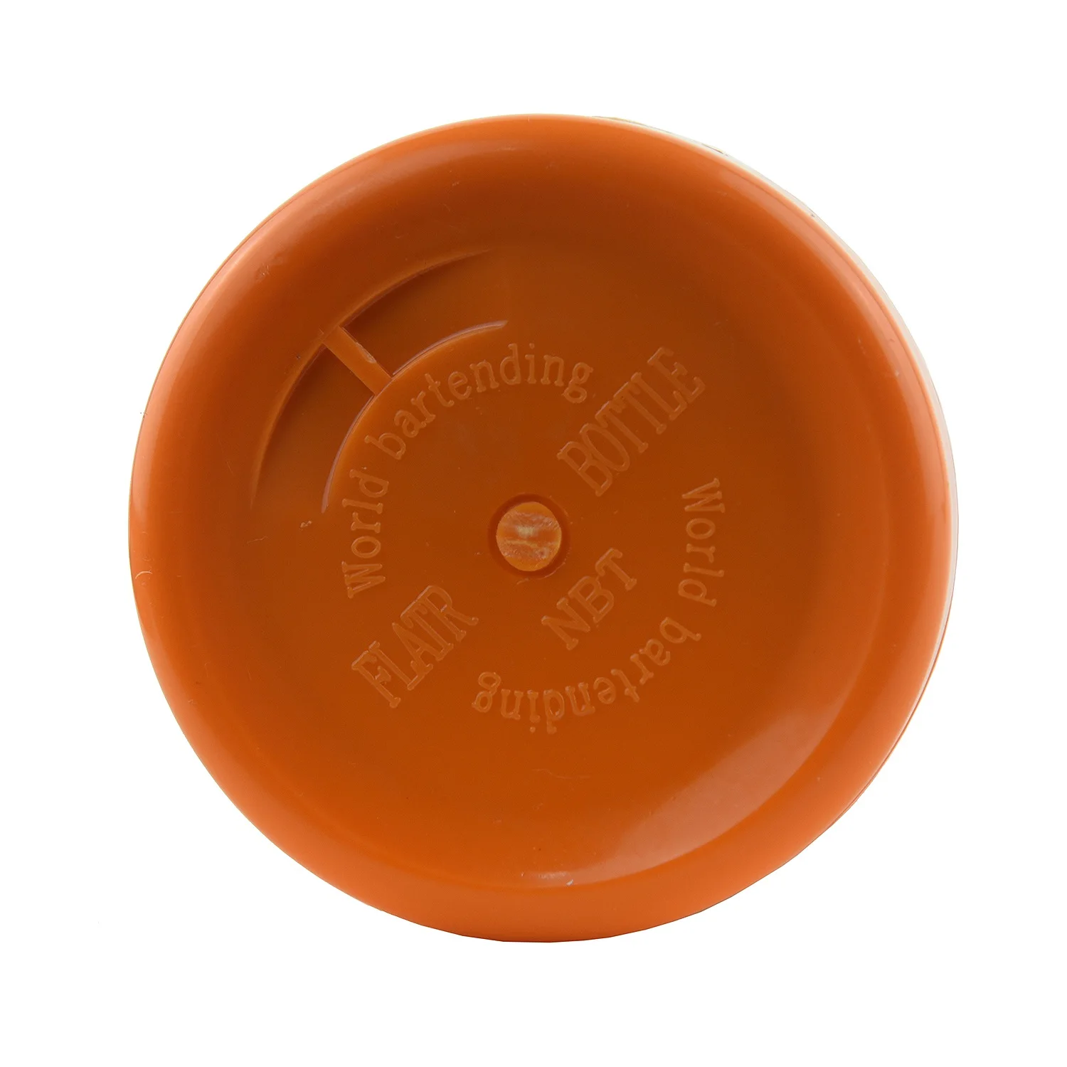 

ABUF-2X Flair Bartender Bartending Practice Bar Pub Bottle Wine Cocktail Shaker - Yellow & Orange