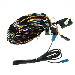 1Set RCD510 RNS310 RNS315 12V RGB Rear View Reversing Parking Camera Plug Cable Harness Kit 5N0907441A for Audi A4 A6 VW Tiguan