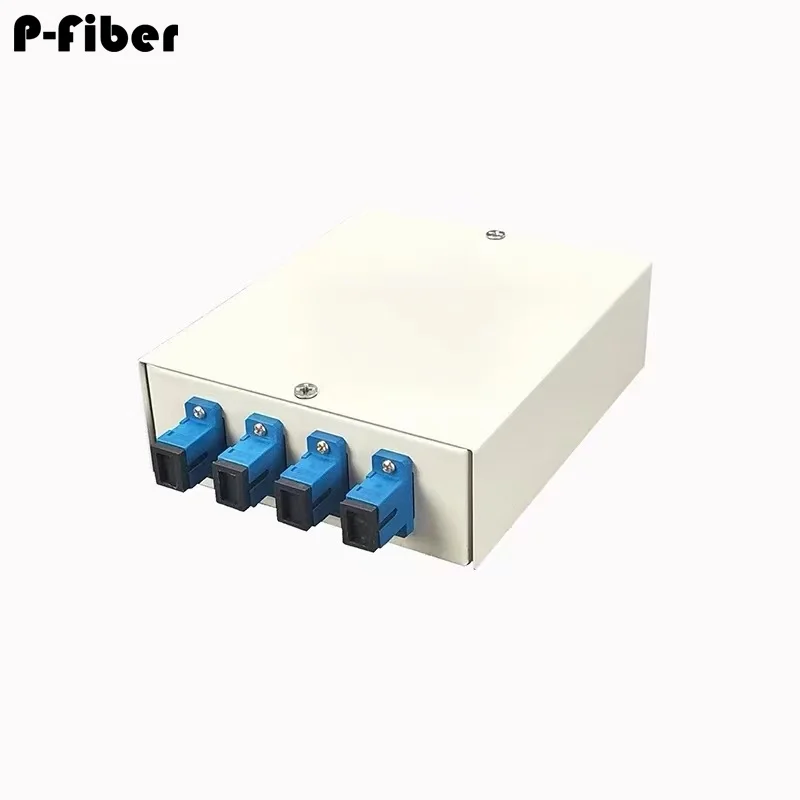 optical fiber terminal box mini 4 ports thickened 2/4 cores SC FC