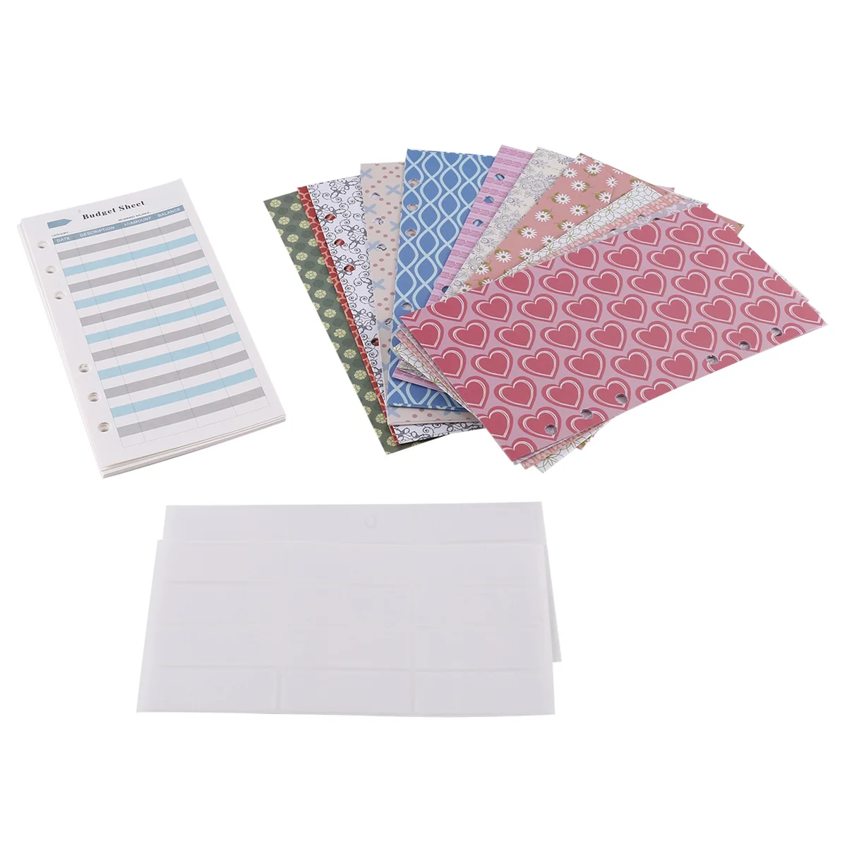 Cash Budget Envelopes for Cash System,12 Pcs Money Envelopes for Cash Budgeting Plus 12 Expense Tracking Budget Sheets A
