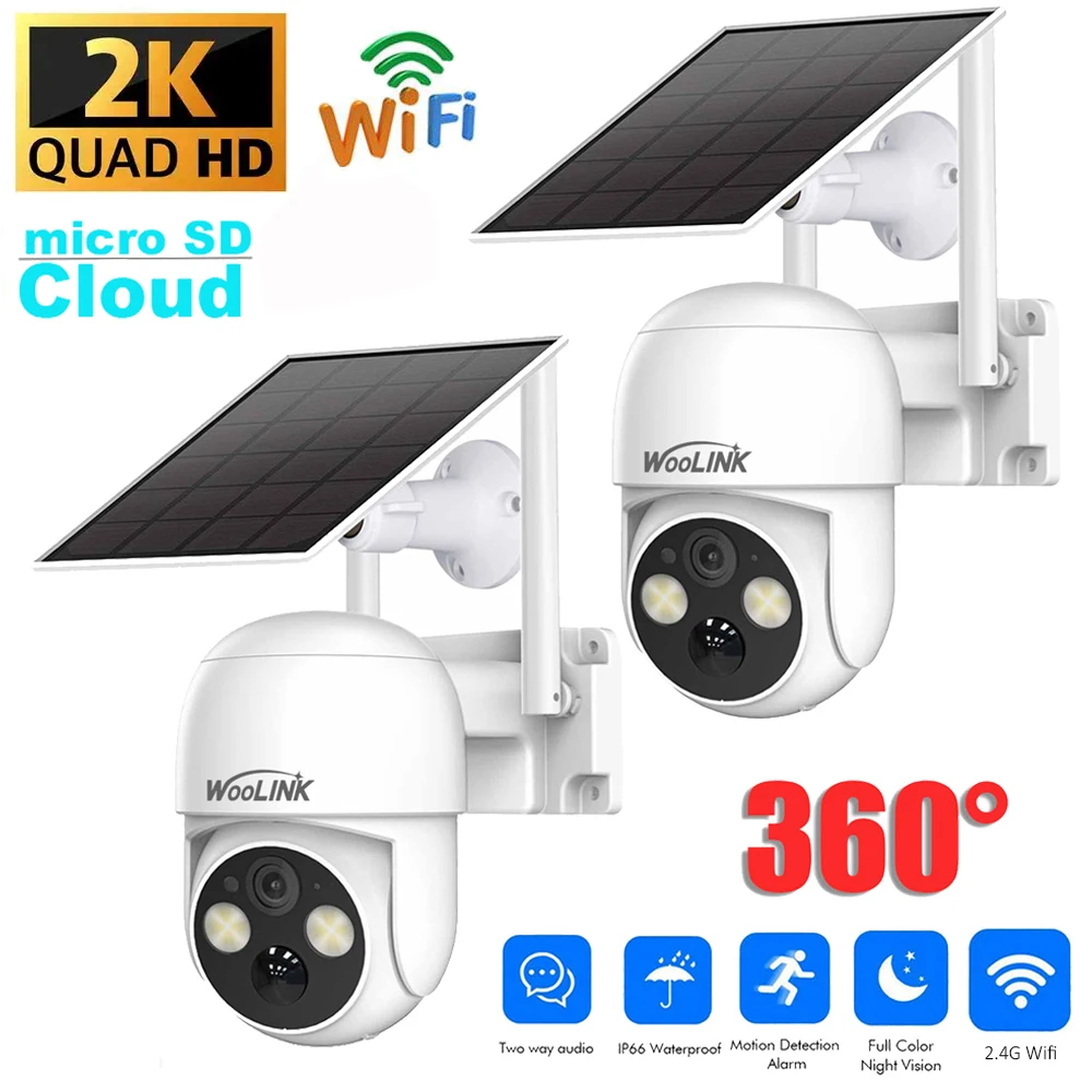 2PCS Solar Camera O… - image