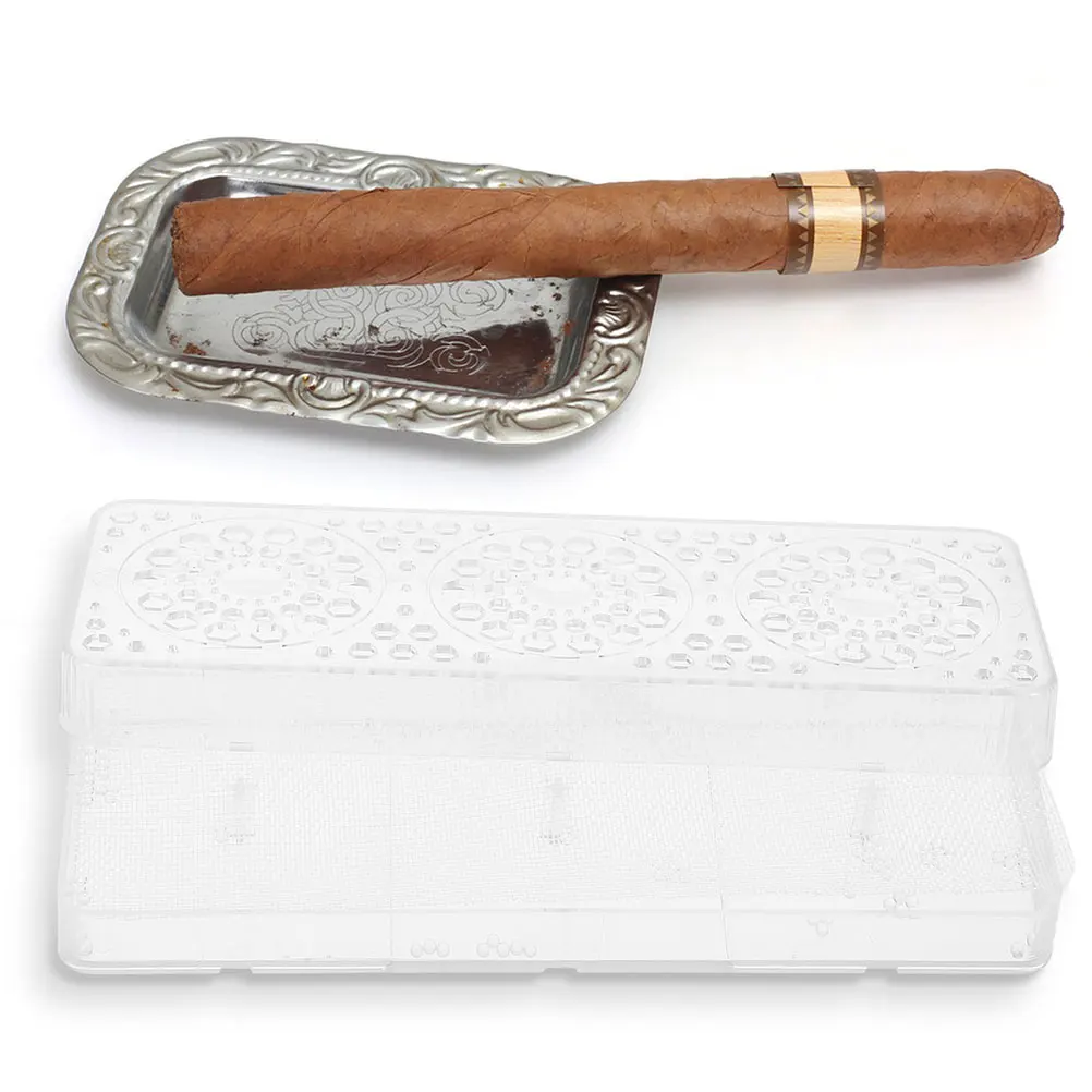 

2pcs Cigar Humidifier Box For Humidor Supplies Maintains Humidity Preserves Freshness Easy To Carry Cigar Humidor Accessories