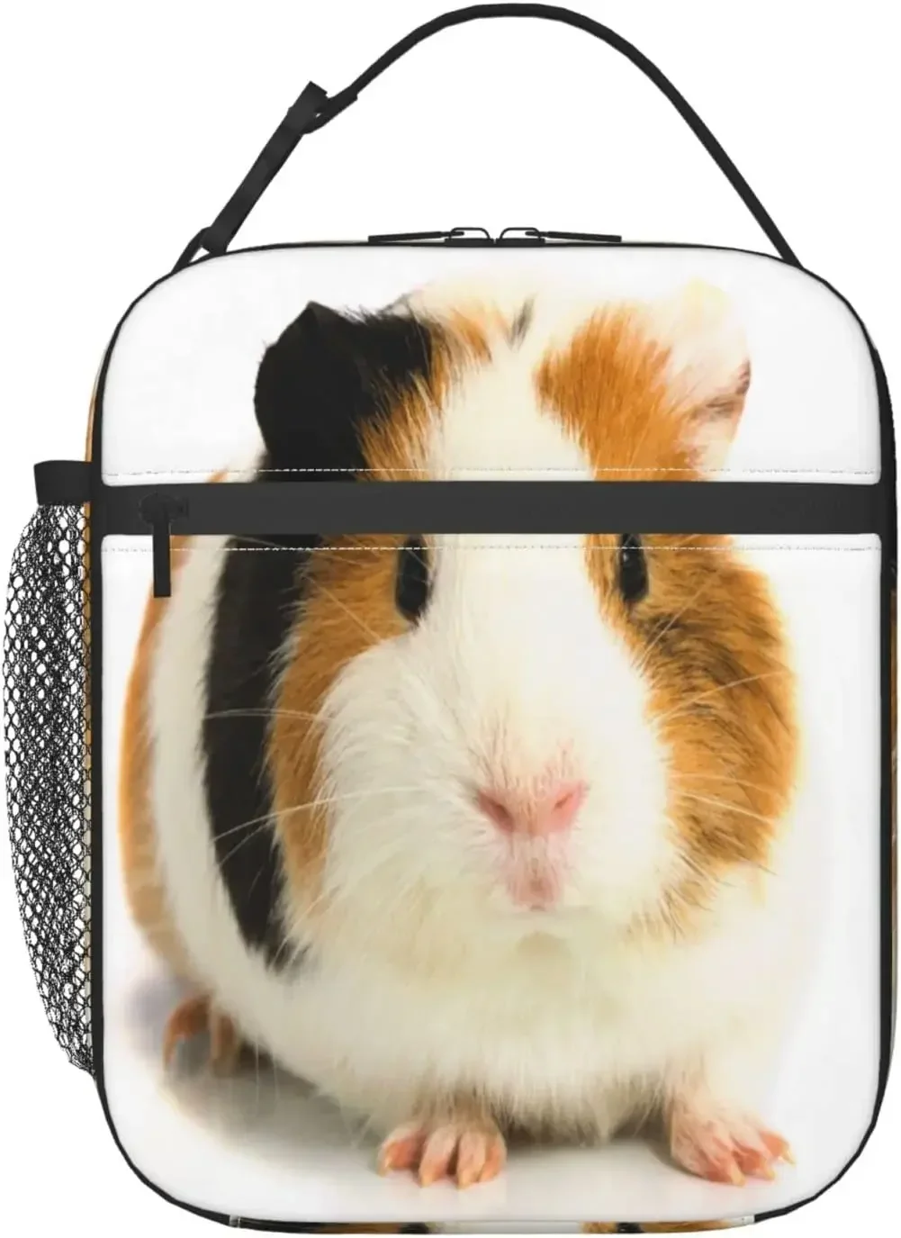 Schattige Cavia Lunchbox Draagbare Isolatie Draagtas Lekvrije Lunchkoeler Voor Schoolwerk Kantoor Picknick Strand Zacht Invriesbaar