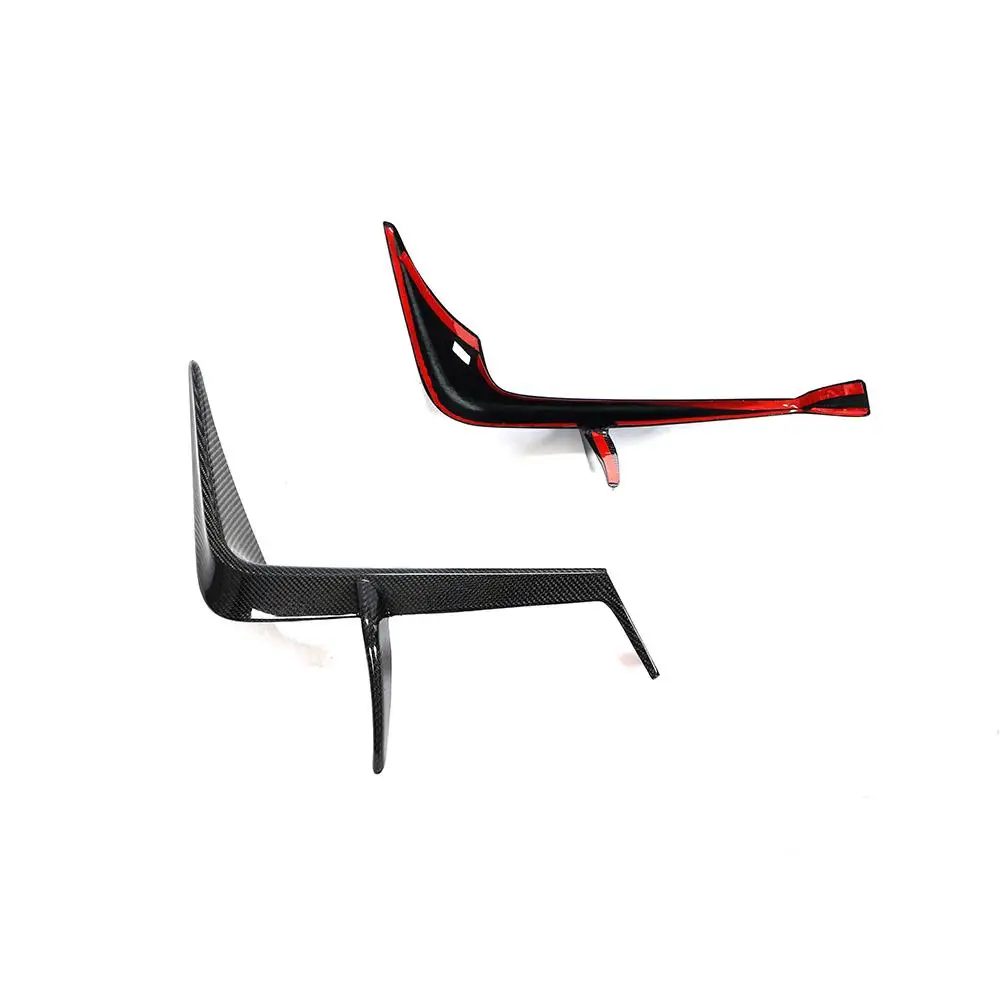 ألياف الكربون الجبهة حافة مصد السيارة الخائن زعانف Canards لتويوتا GR86 سوبارو BRZ 2022 2023 #2