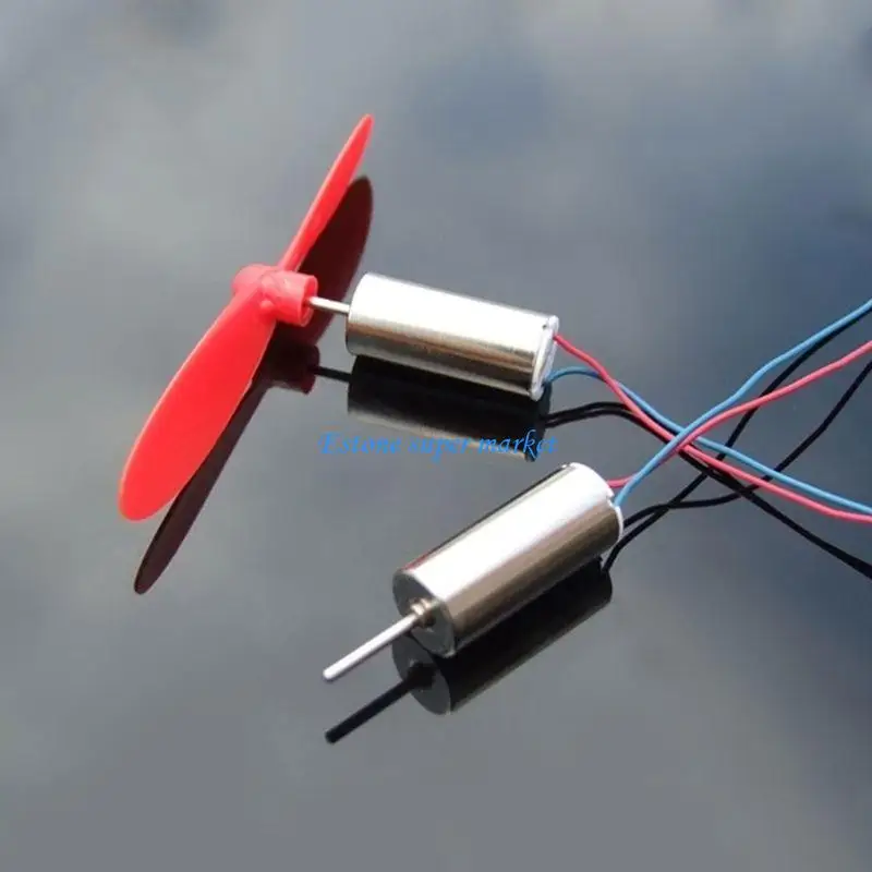090B Pack Of 2 High Speed Coreless Motors 7x16mm Motor Replacement For Model Aircraft