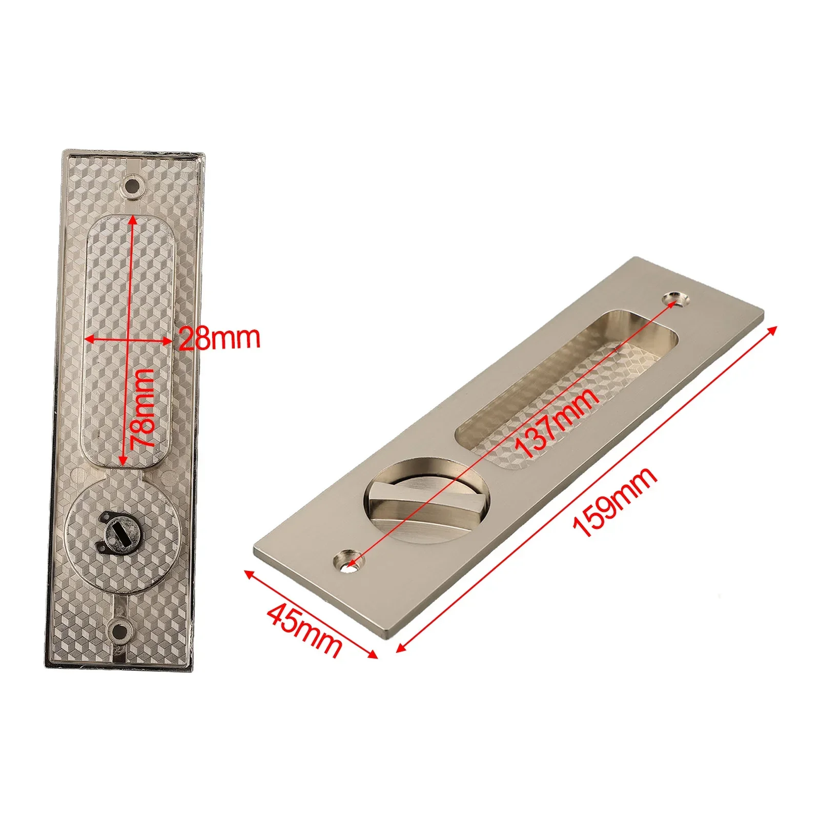 For Door Safety Sliding Door Lock Keyed Sliding Door Lock High-quality Materials Key Mechanism Secure Sliding Doors