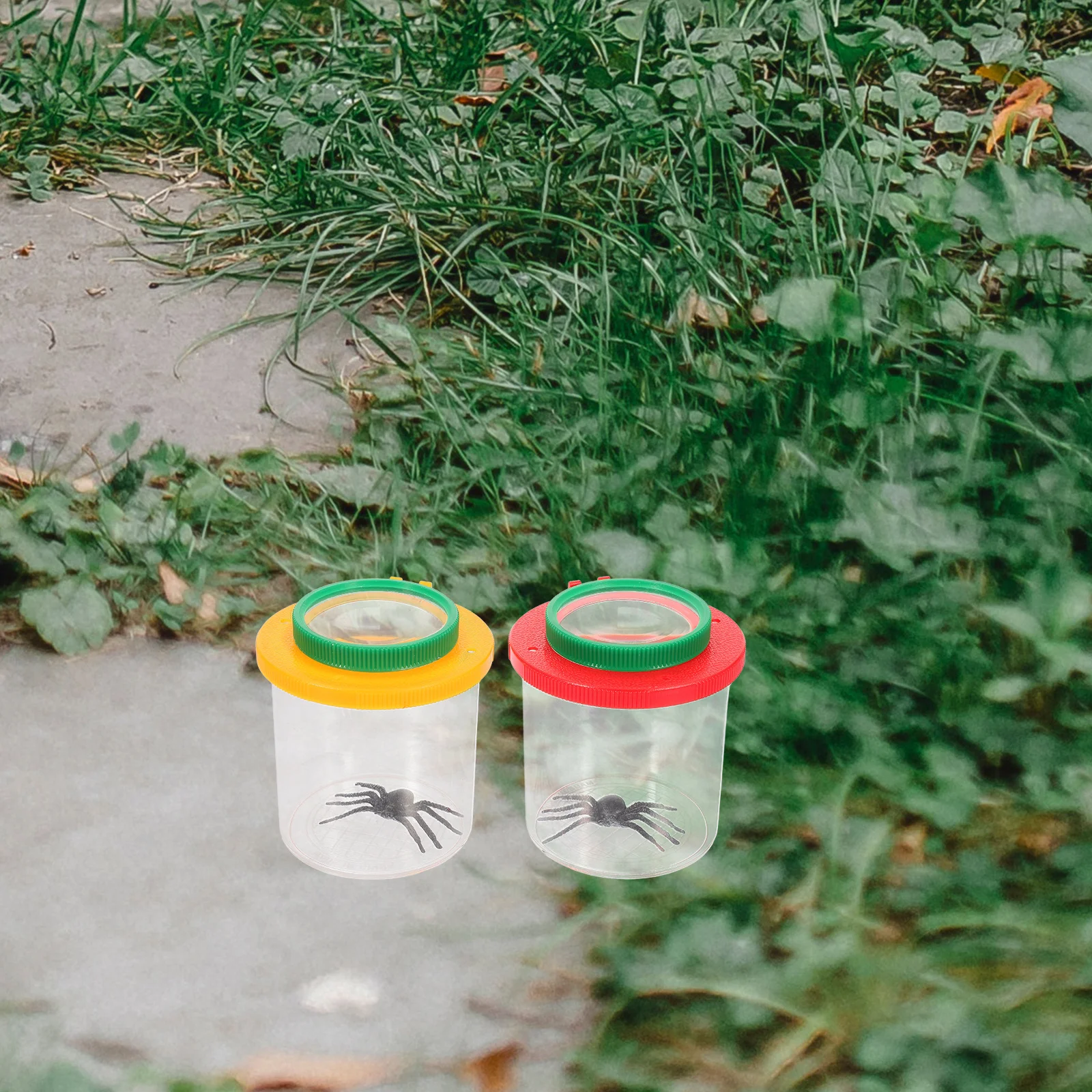 ชุดกล่องสังเกตแมลงแบบพกพา พร้อมแว่นขยายสำหรับเด็ก ชุดสำรวจธรรมชาติและเรียนรู้วิทยาศาสตร์