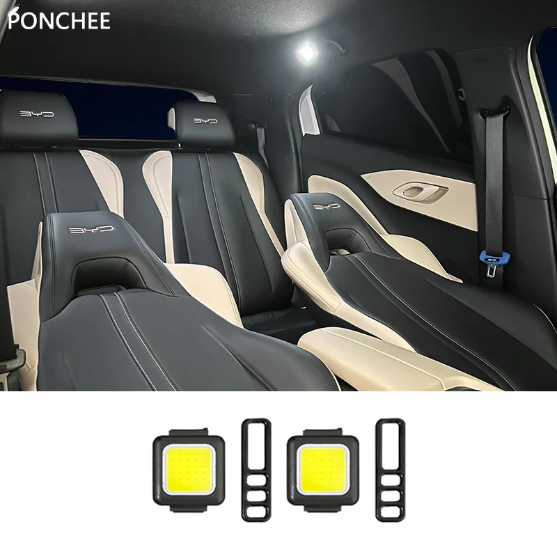 

For BYD Seagull 2023-2024 Car LED Reading Light Car Roof Lights Stick Reading Lights To The Rear Roof Trunk Automotive Supplies