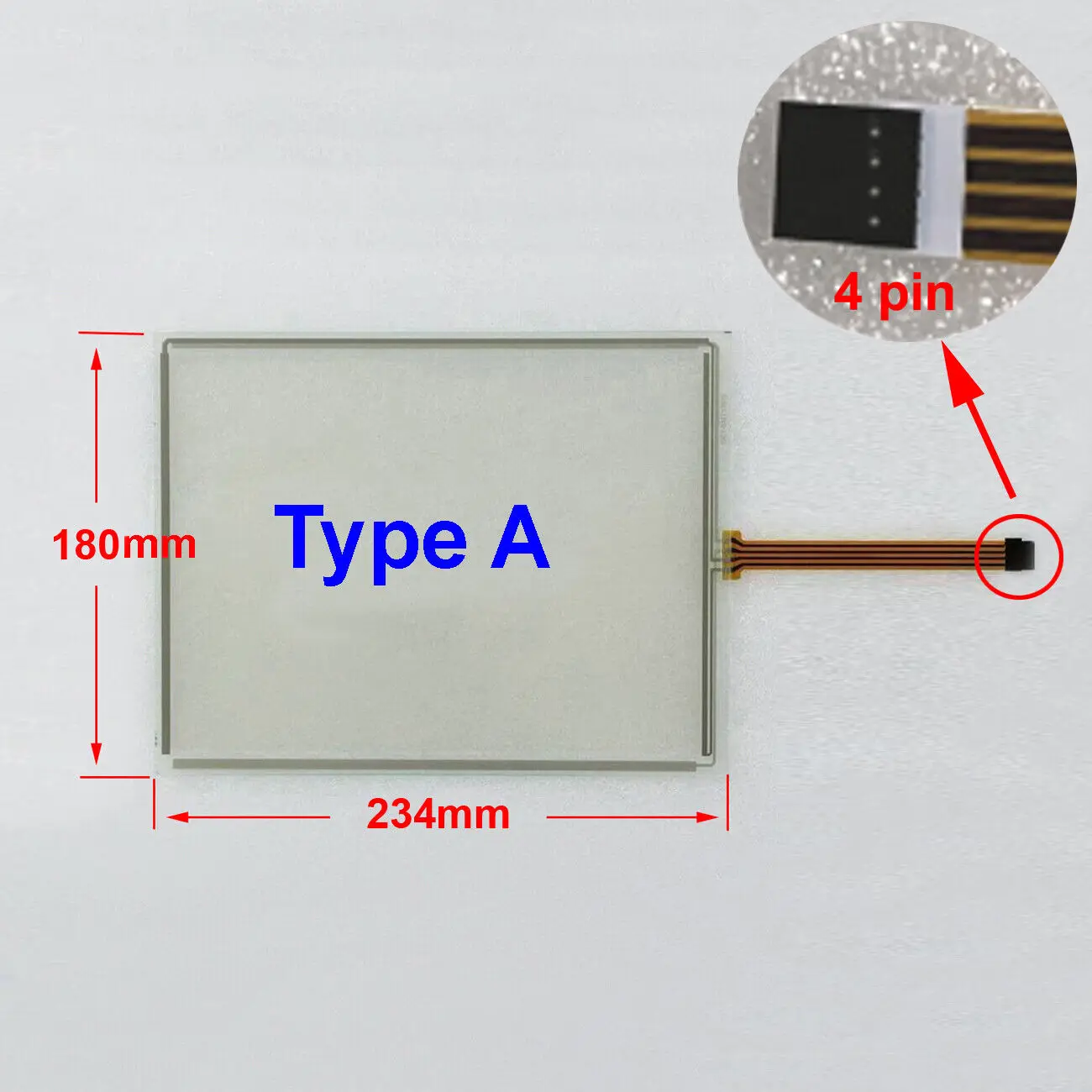 Fit for B&R 4PP220.1043-K03 Touch Screen Glass Digitizer Panel 1-Year Warranty