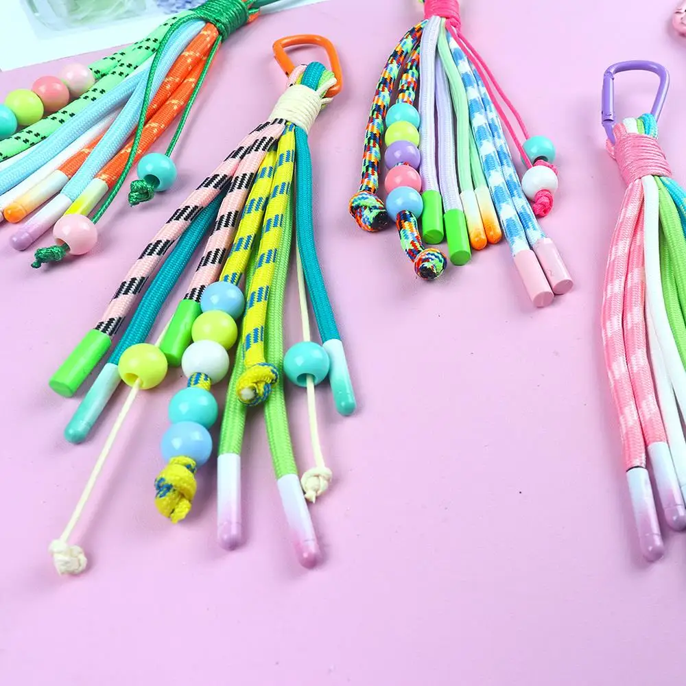 

Backpack Decoration Hanging Chain Gift Mobile Phone Lanyard Keychain Colorful DIY Rope Braided Detachable Items Cute Bag Pendant
