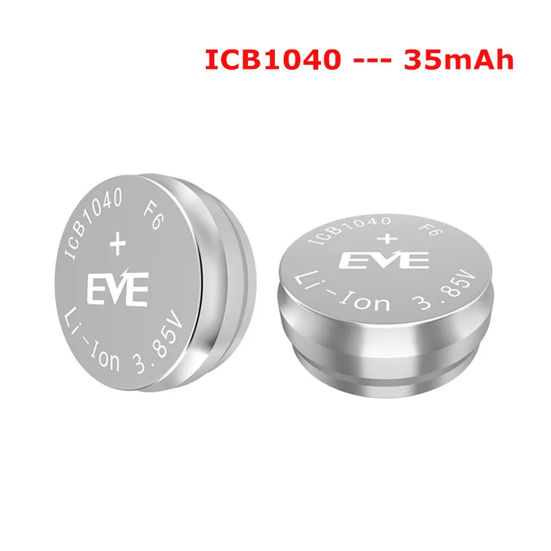 2PCS/Lot Headset Battery for Sony LinkBuds WFL900/H WF-L900/H Truly Earphone ICB1040 F6 35mAh LIR1040 3.85V ZeniPower Z32H