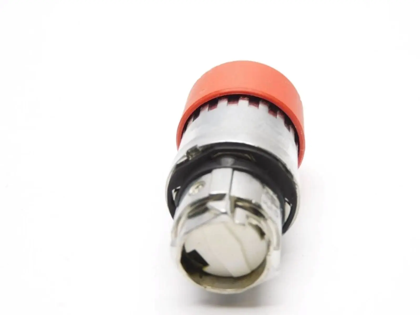 ZB4BS834 Red Ø30 Emergency stop,switching off head Ø22 trigger and latching turn release