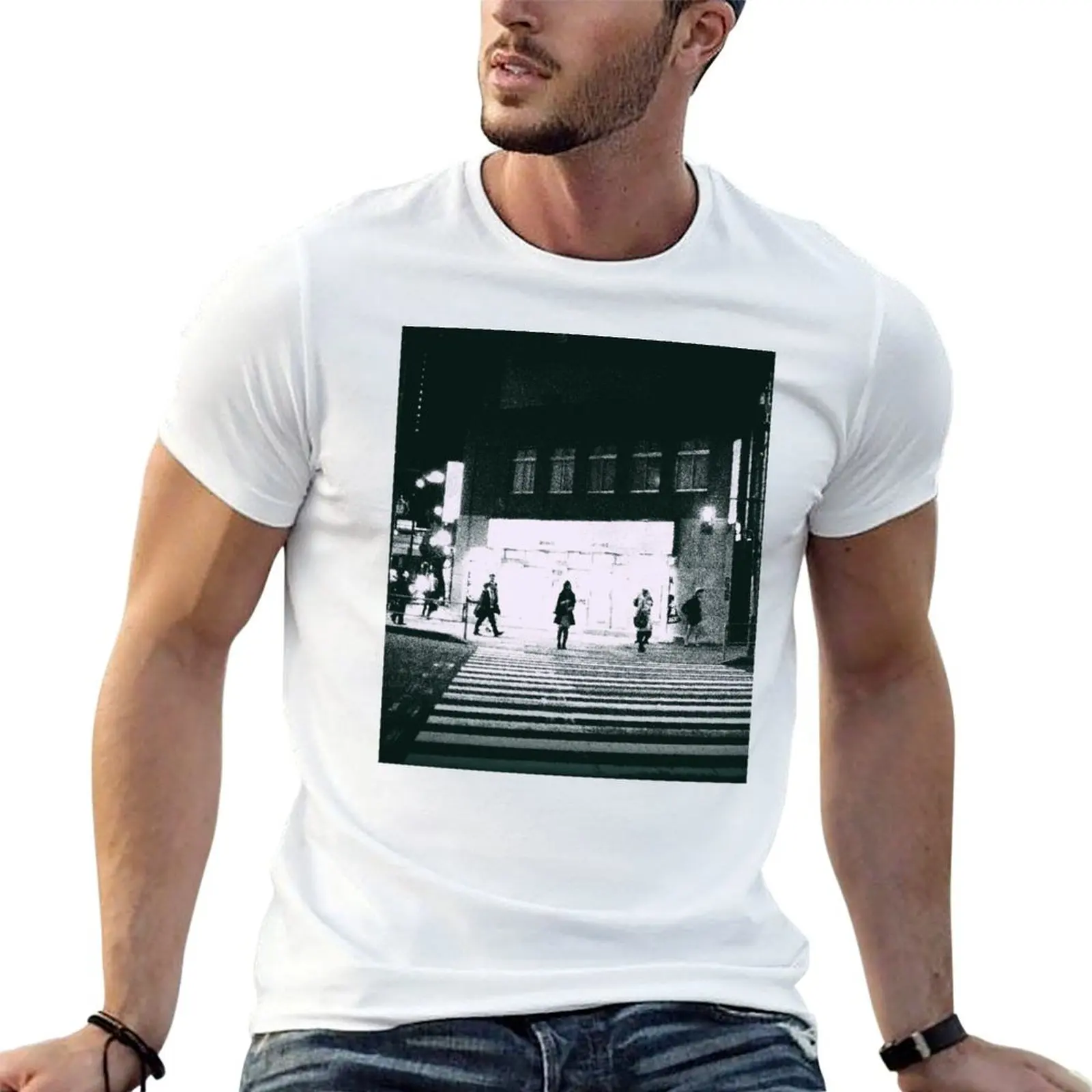 Night Tokyo City Rush Hour T-Shirt summer tops shirts graphic mens graphic t-shirts anime